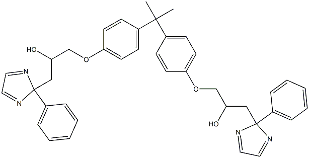  1,1'-(2,2-Propanediyl)bis[(4,1-phenylene)oxy]bis[3-(2-phenyl-2H-imidazol-2-yl)-2-propanol]