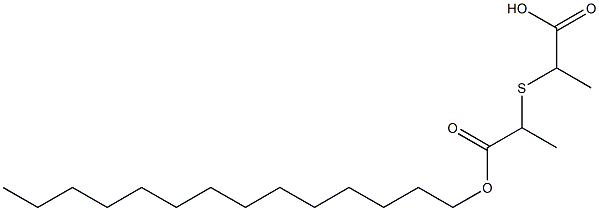 2,2'-チオビス(プロピオン酸テトラデシル) 化学構造式