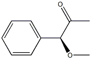 [S,(-)]-1-Methoxy-1-phenyl-2-propanone 结构式