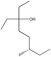 [S,(+)]-3-Ethyl-6-methyl-3-octanol Struktur