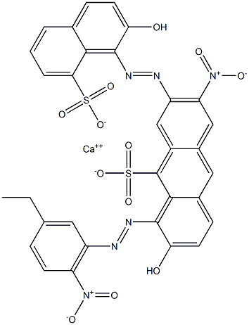 Bis[1-[(3-ethyl-6-nitrophenyl)azo]-2-hydroxy-8-naphthalenesulfonic acid]calcium salt|