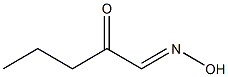 1-(ヒドロキシイミノ)ペンタン-2-オン 化学構造式