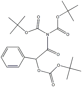 2-Phenyl-2-tert-butoxycarbonyloxy-N,N-bis(tert-butoxycarbonyl)acetamide