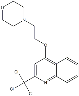 2-Trichloromethyl-4-(2-morpholinoethoxy)quinoline