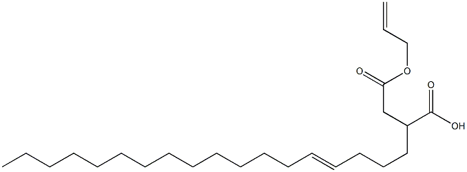 2-(4-Octadecenyl)succinic acid 1-hydrogen 4-allyl ester Struktur