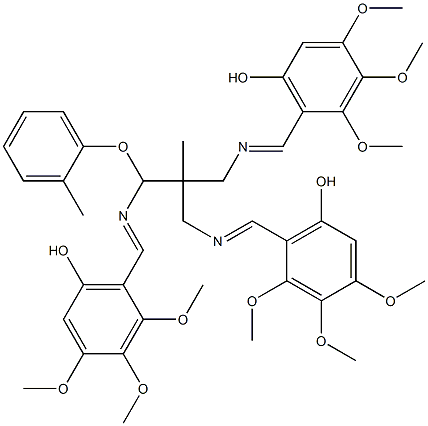 N,N',N''-[2-Benzyloxyethylidynetris(methylene)]tris(6-hydroxy-2,3,4-trimethoxybenzenemethanimine)