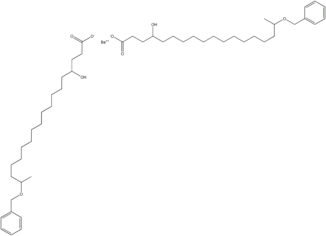  Bis(17-benzyloxy-4-hydroxystearic acid)barium salt