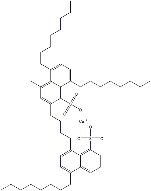  Bis(5,8-dioctyl-1-naphthalenesulfonic acid)calcium salt