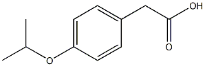 4-Isopropyloxybenzeneacetic acid Struktur