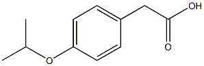 4-Isopropyloxybenzeneacetic acid,,结构式