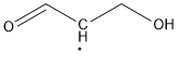 3-ヒドロキシ-1-オキソプロパン-2-イルラジカル 化学構造式