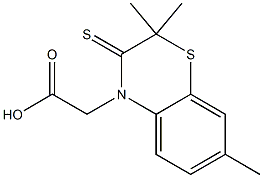 2,2,7-Trimethyl-2,3-dihydro-3-thioxo-4H-1,4-benzothiazine-4-acetic acid