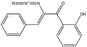 2-Azido-1-(o-hydroxyphenyl)-3-phenyl-2-propen-1-one