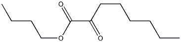 2-Oxooctanoic acid butyl ester Struktur