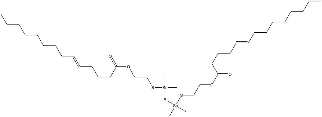 Bis[dimethyl[[2-(4-tridecenylcarbonyloxy)ethyl]thio]stannyl] sulfide