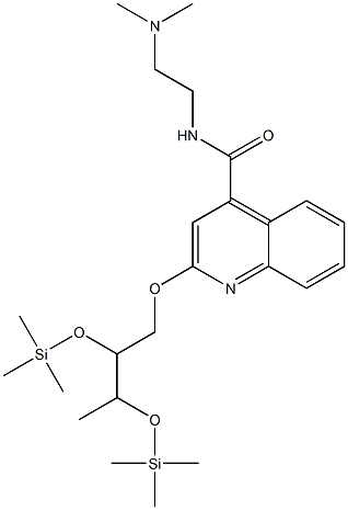 2-[2,3-Di(trimethylsilyloxy)butoxy]-N-[2-(dimethylamino)ethyl]-4-quinolinecarboxamide|