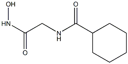 2-(Cyclohexylcarbonylamino)acetohydroxamic acid Struktur