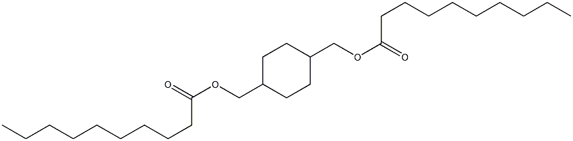 1,4-Cyclohexanedimethanol didecanoate Structure