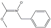 N-ベンジル(メトキシカルボニル)メタンイミンN-オキシド 化学構造式