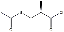 Thioacetic acid S-[(R)-3-chloro-2-methyl-3-oxopropyl] ester Structure