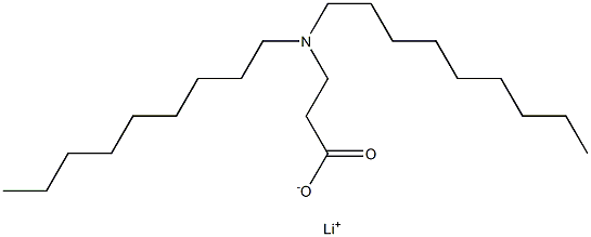  3-(Dinonylamino)propanoic acid lithium salt