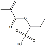 1-(Methacryloyloxy)-1-propanesulfonic acid Struktur