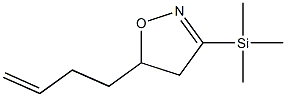 3-(トリメチルシリル)-5-(3-ブテニル)-2-イソオキサゾリン 化学構造式