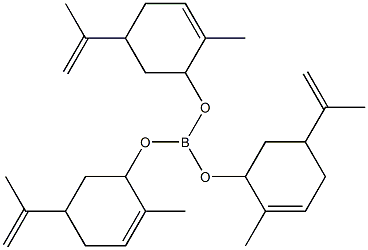 Boric acid tris(p-mentha-6(1),8-dien-2-yl) ester Structure