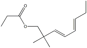 Propionic acid 2,2-dimethyl-3,5-octadienyl ester|