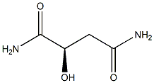 [R,(+)]-2-Hydroxysuccinamide,,结构式