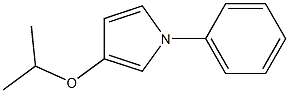 1-Phenyl-3-isopropoxy-1H-pyrrole 结构式