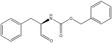 (R)-2-(Benzyloxycarbonylamino)-3-phenylpropanal 结构式