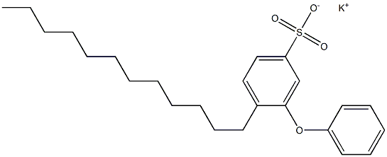 3-Phenoxy-4-dodecylbenzenesulfonic acid potassium salt