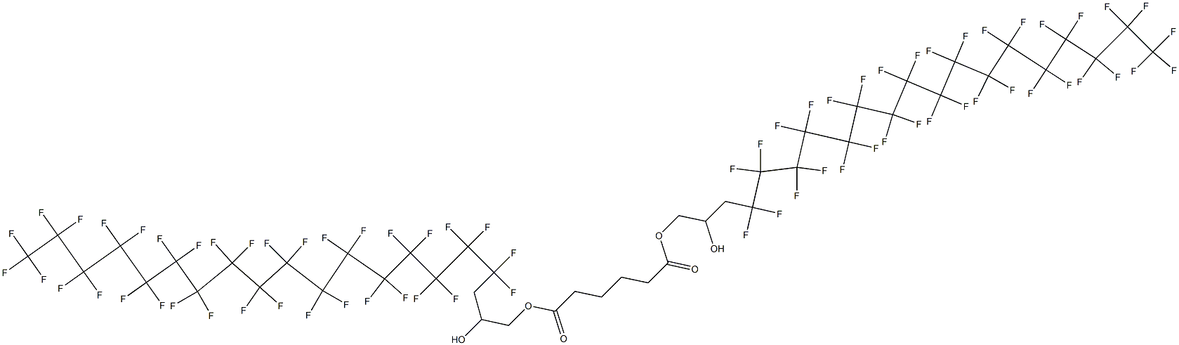 Adipic acid bis(4,4,5,5,6,6,7,7,8,8,9,9,10,10,11,11,12,12,13,13,14,14,15,15,16,16,17,17,18,18,19,19,20,20,20-pentatriacontafluoro-2-hydroxyicosyl) ester