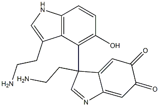3-(2-Aminoethyl)-3-[3-(2-aminoethyl)-5-hydroxy-1H-indol-4-yl]-3H-indole-5,6-dione