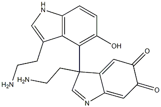  3-(2-Aminoethyl)-3-[3-(2-aminoethyl)-5-hydroxy-1H-indol-4-yl]-3H-indole-5,6-dione