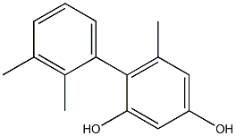 4-(2,3-Dimethylphenyl)-5-methylbenzene-1,3-diol|