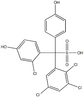  (2-Chloro-4-hydroxyphenyl)(2,3,5-trichlorophenyl)(4-hydroxyphenyl)methanesulfonic acid