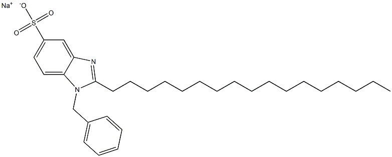 1-Benzyl-2-heptadecyl-1H-benzimidazole-5-sulfonic acid sodium salt|