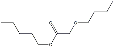 Butoxyacetic acid pentyl ester,,结构式