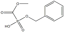 (Methoxycarbonyl)phosphonic acid benzyl ester,,结构式