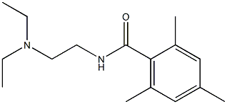 N-[2-(Diethylamino)ethyl]-2,4,6-trimethylbenzamide 结构式