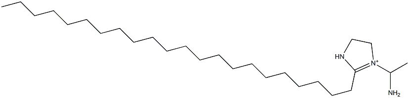1-(1-Aminoethyl)-2-docosyl-1-imidazoline-1-ium Structure