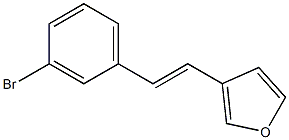 3-(3-Bromostyryl)furan