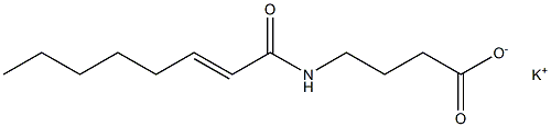 4-(2-Octenoylamino)butyric acid potassium salt