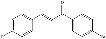 (E)-1-(4-Bromophenyl)-3-(4-fluorophenyl)-2-propene-1-one