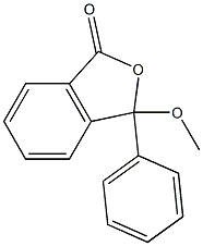 3-Methoxy-3-phenylisobenzofuran-1(3H)-one,,结构式