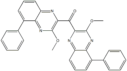 Phenyl(3-methoxyquinoxalin-2-yl) ketone,,结构式