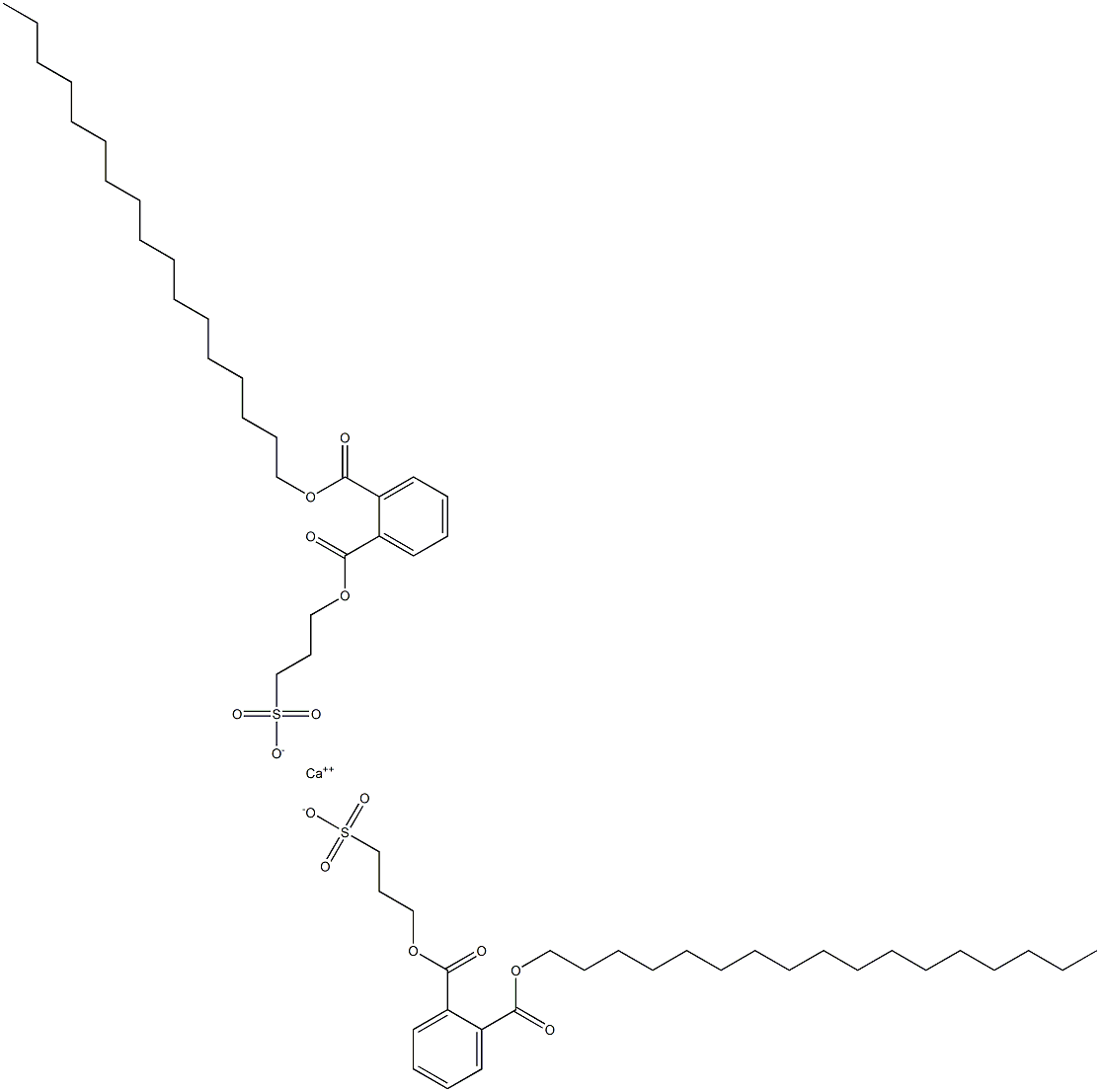 Bis[3-[(2-heptadecyloxycarbonylphenyl)carbonyloxy]propane-1-sulfonic acid]calcium salt