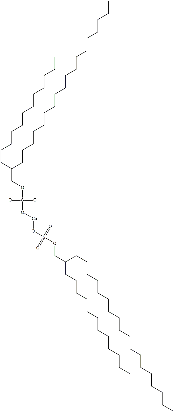 Bis(2-dodecylicosyloxysulfonyloxy)calcium,,结构式